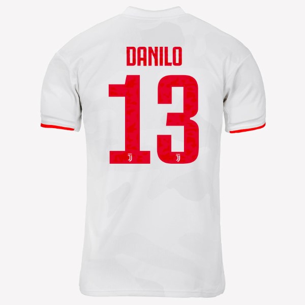 Camiseta Juventus NO.13 Danilo 2ª 2019 2020 Gris Blanco